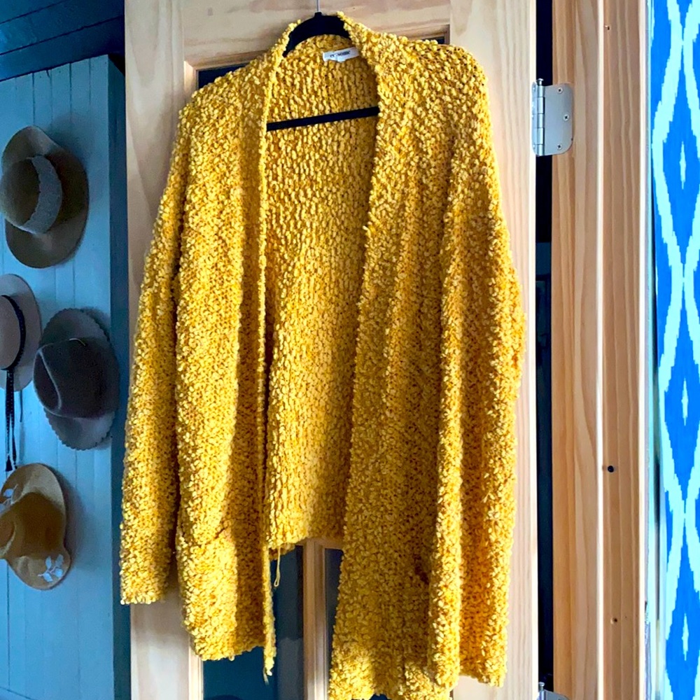 Yellow Popcorn Sweater
